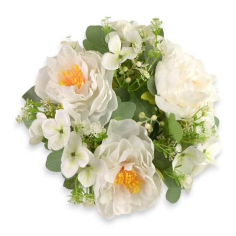 GIROCANDELA PEONIA D25 BIANCO